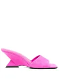 The Attico Cheope 75mm suede sandals - Pink