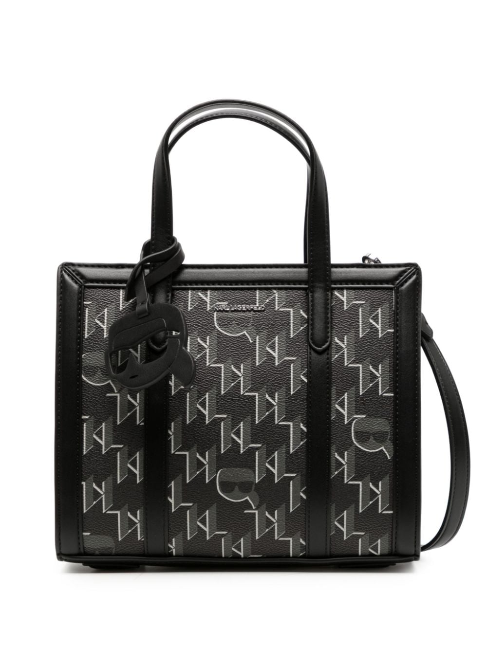 Women's K/IKONIK MONOGRAM SMALL BACKPACK by KARL LAGERFELD