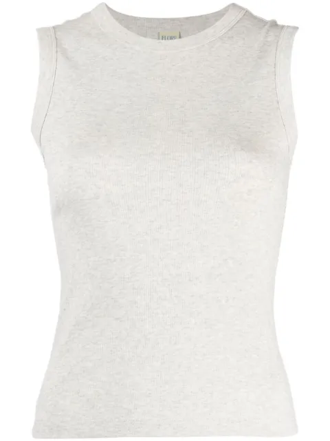 FLORE FLORE round-neck cotton tank top