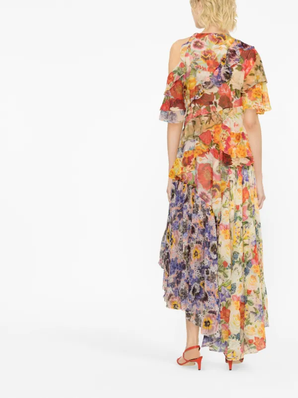 ZIMMERMANN Wonderland フローラル ドレス | ニュートラル ZIMMERMANN Wonderland フローラル ドレス | ニュートラル