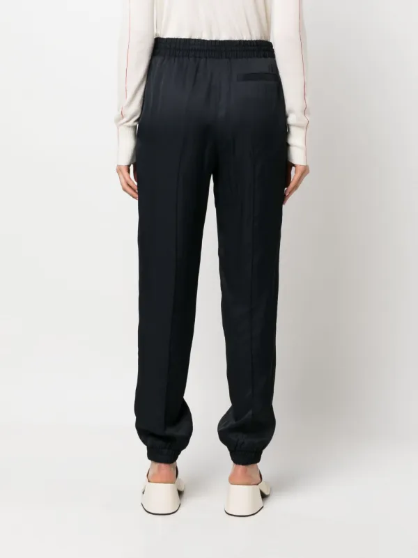 ジルサンダー  テーパードパンツ Jil Sander ドローストリング テーパードパンツ | ブルー
