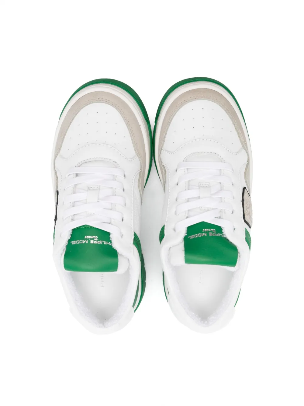 Philippe Model Logo-patch Lace-up Trainers In White