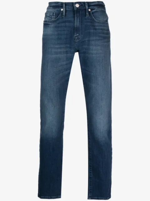 FRAME slim-cut low-rise jeans