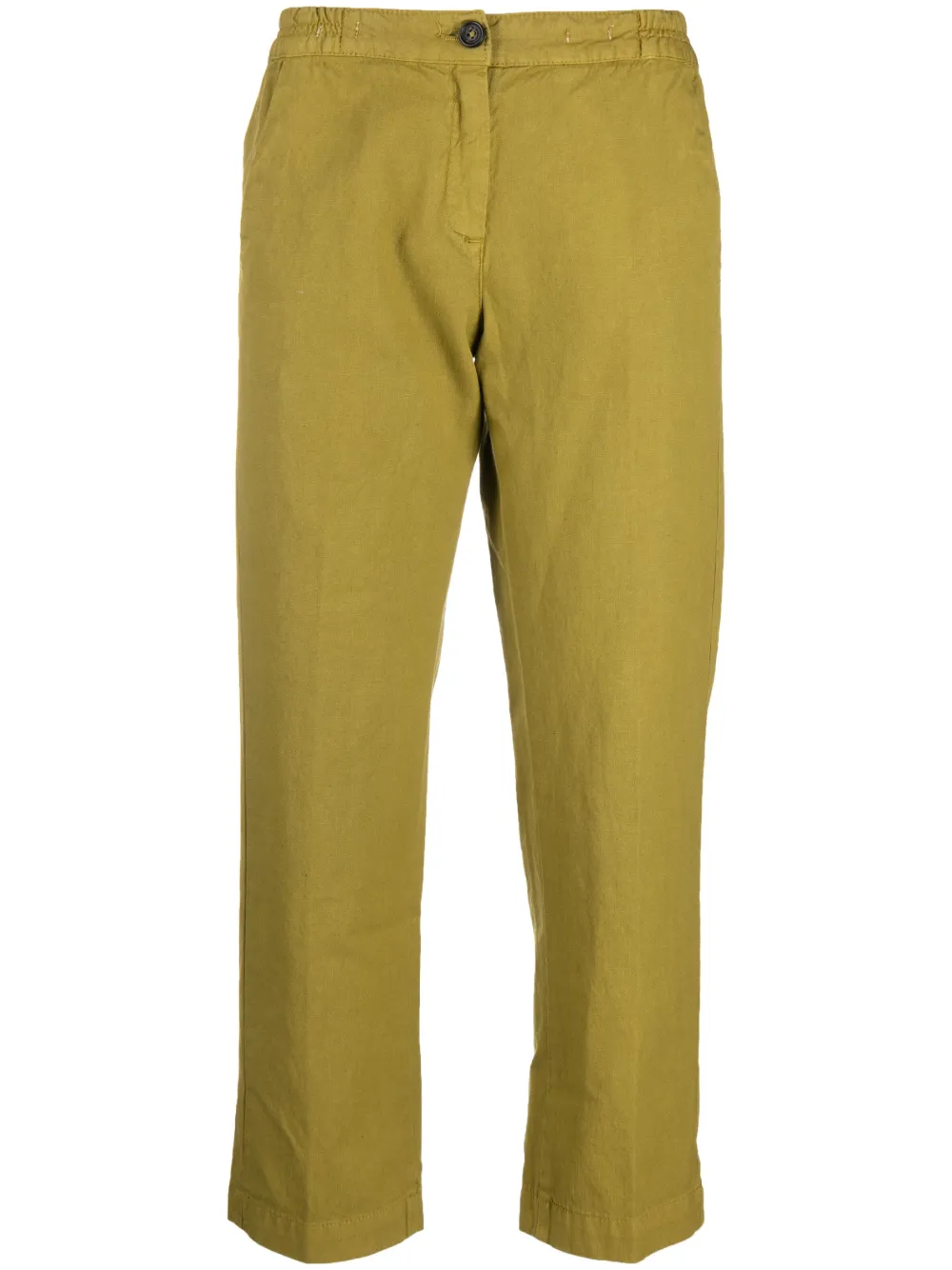 Massimo Alba Sparus cropped trousers - Green