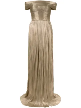 Theia metallic outlet gown