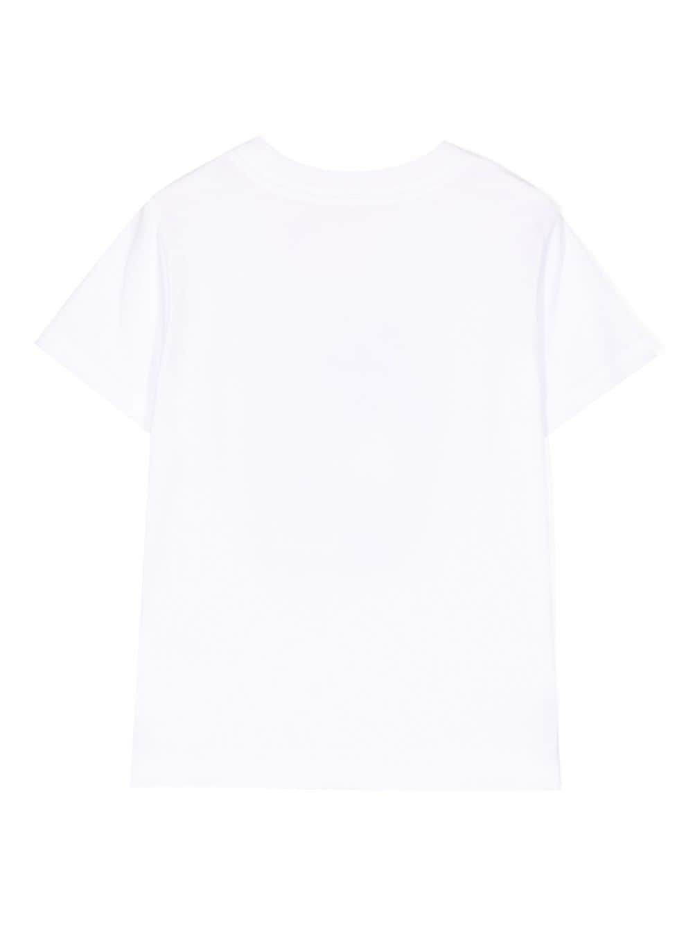 Shop Ralph Lauren Logo-print Cotton T-shirt In White