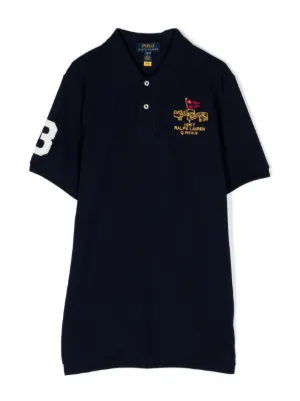 POLO RALPH LAUREN KIDS ロゴ ポロシャツ | ピンク | FARFETCH JP