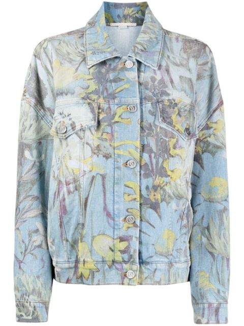 Stella McCartney Rewild Flora denim jacket Women