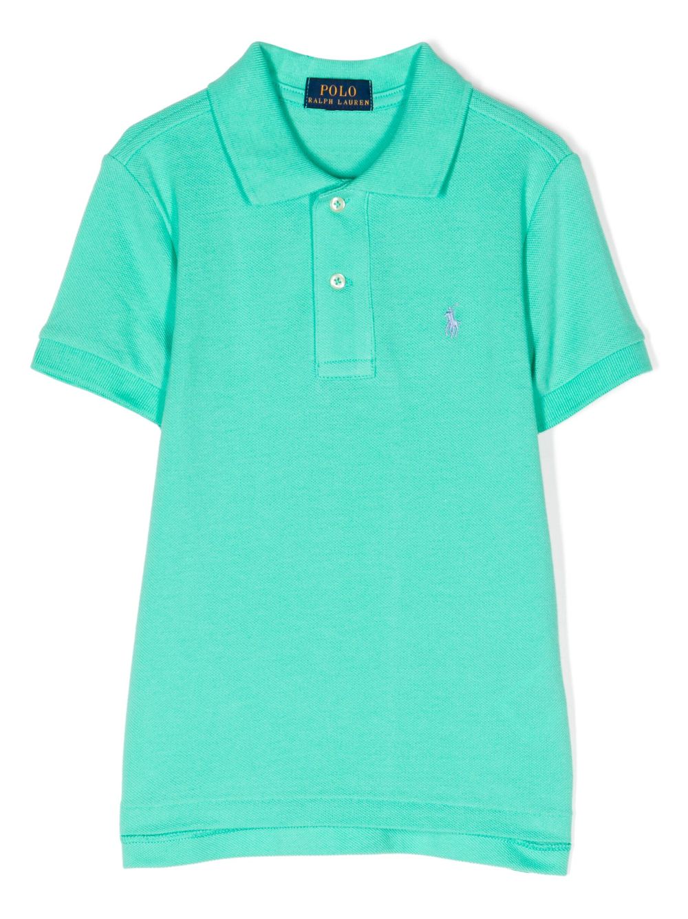 POLO RALPH LAUREN KIDS logo-embroidered polo shirt - Green