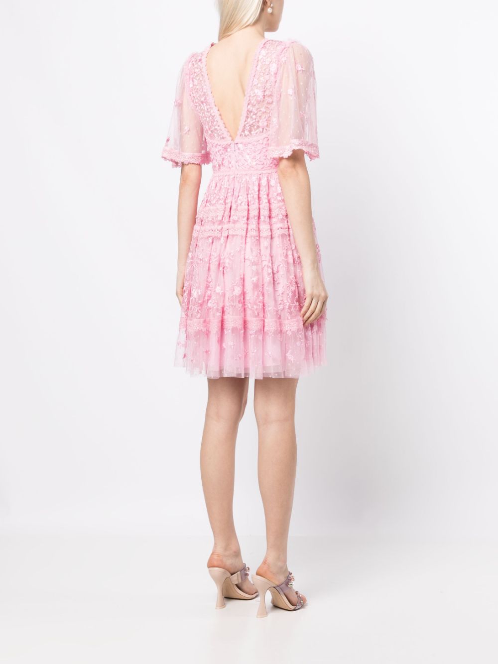 Needle & Thread Sweetheart Lace Minidress - Farfetch