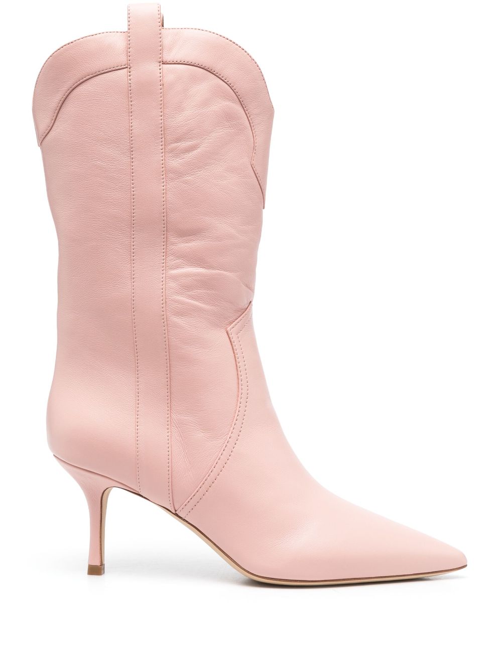 Paris Texas Paloma Western-panelled Boots In Rosa