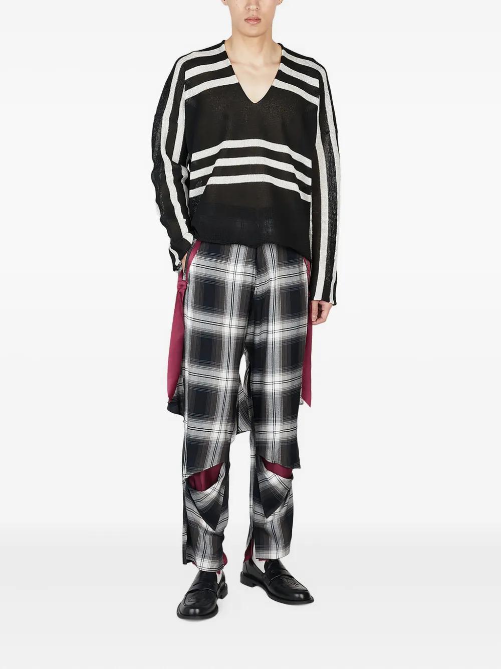sulvam checked trousers | Tapered Pants | Image 2