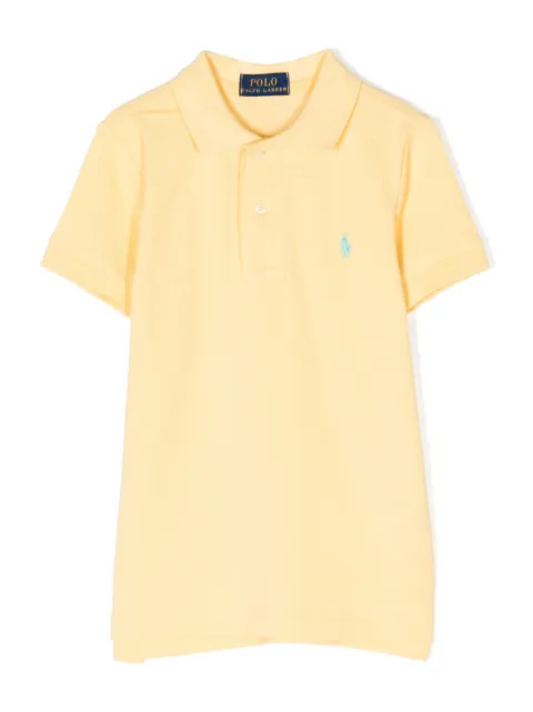POLO RALPH LAUREN KIDS logo-embroidered polo shirt