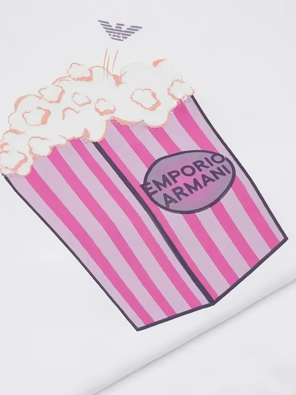 Emporio Armani Kids crew-neck T-shirt Wit