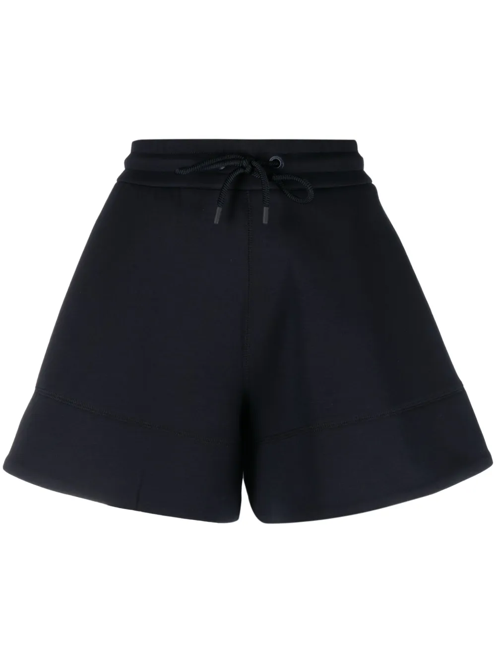 Emporio Armani wide-leg track shorts - Blue