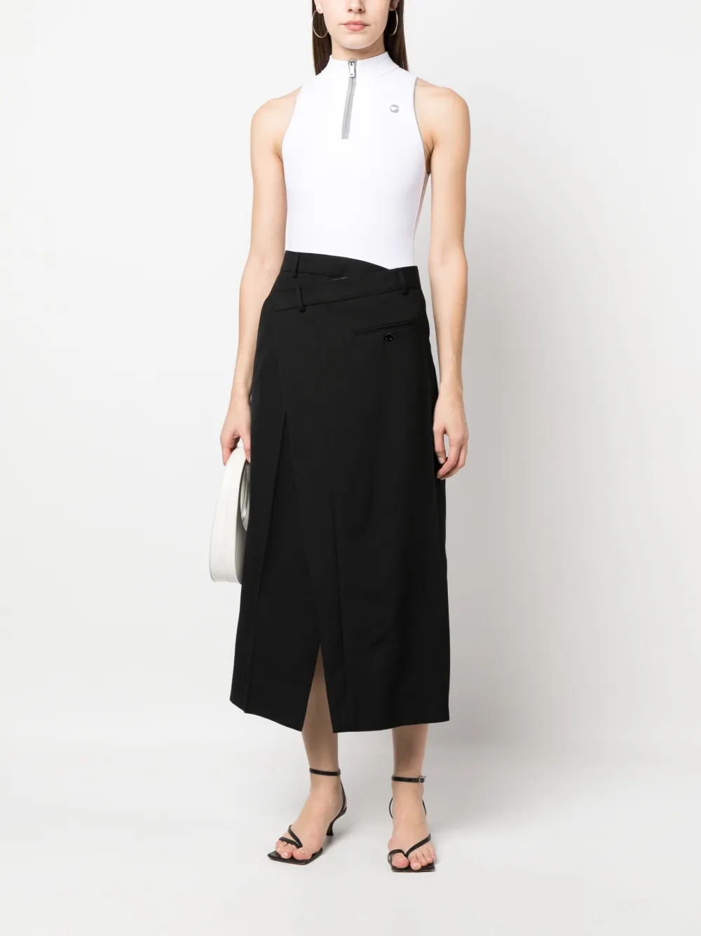 Coperni Body met rits - Wit