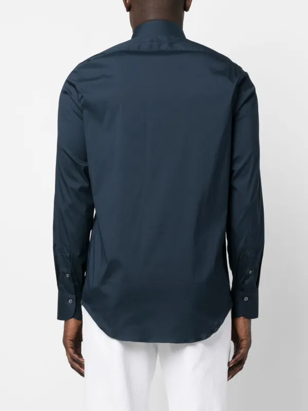 Finamore 1925 Napoli クラシック シャツ | ブルー | FARFETCH JP