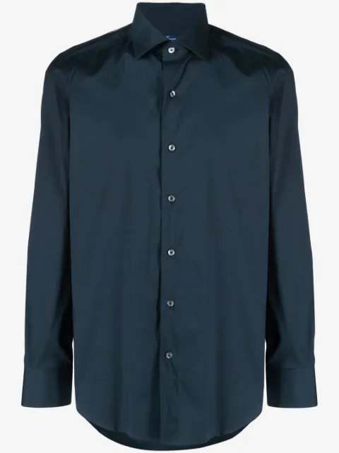 Finamore 1925 Napoli Camisa lisa mangas longas