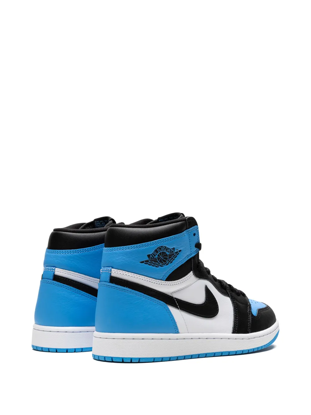 Shop Jordan Air  1 Retro High Og "unc Toe" Sneakers In Blue