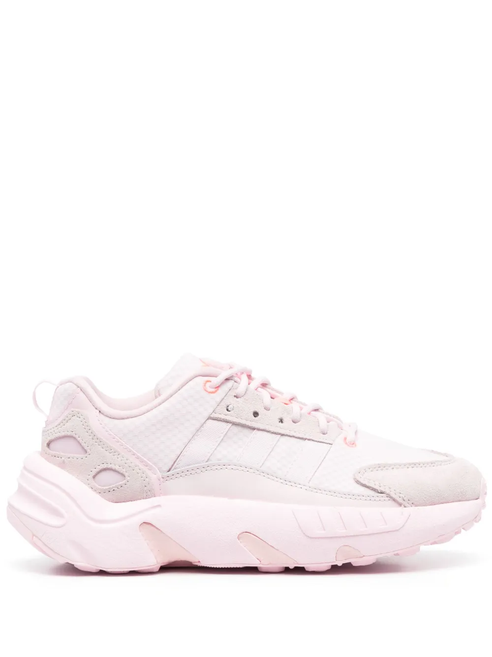 Adidas Originals Chunky Lace-up Sneakers In Rosa