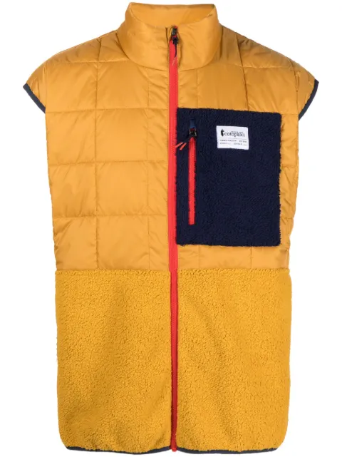 COTOPAXI panelled fleece gilet