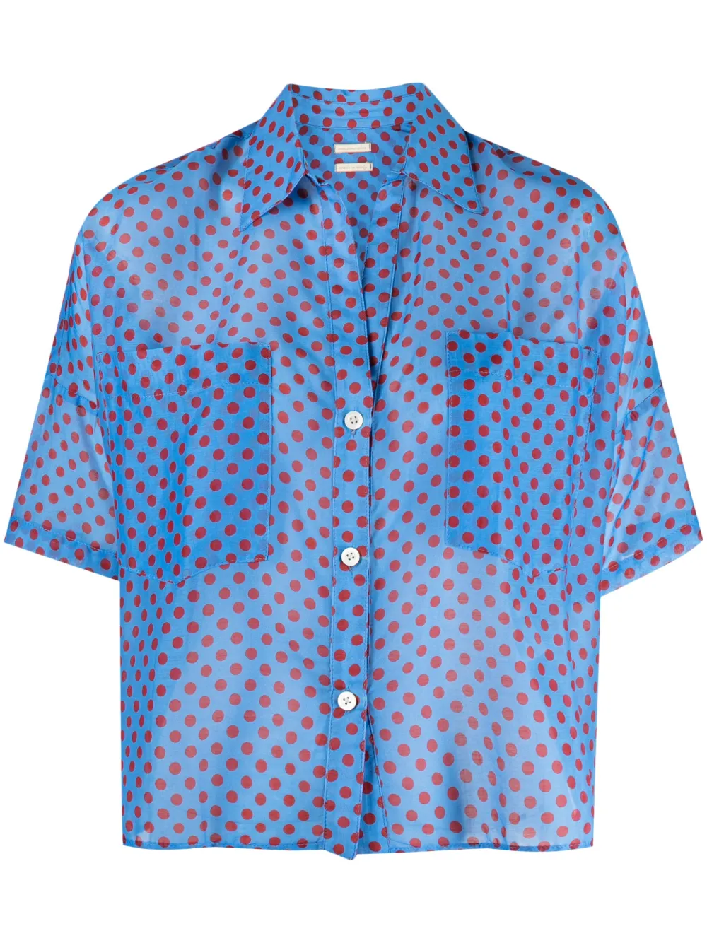 Massimo Alba Ceci2 polka dot-print shirt