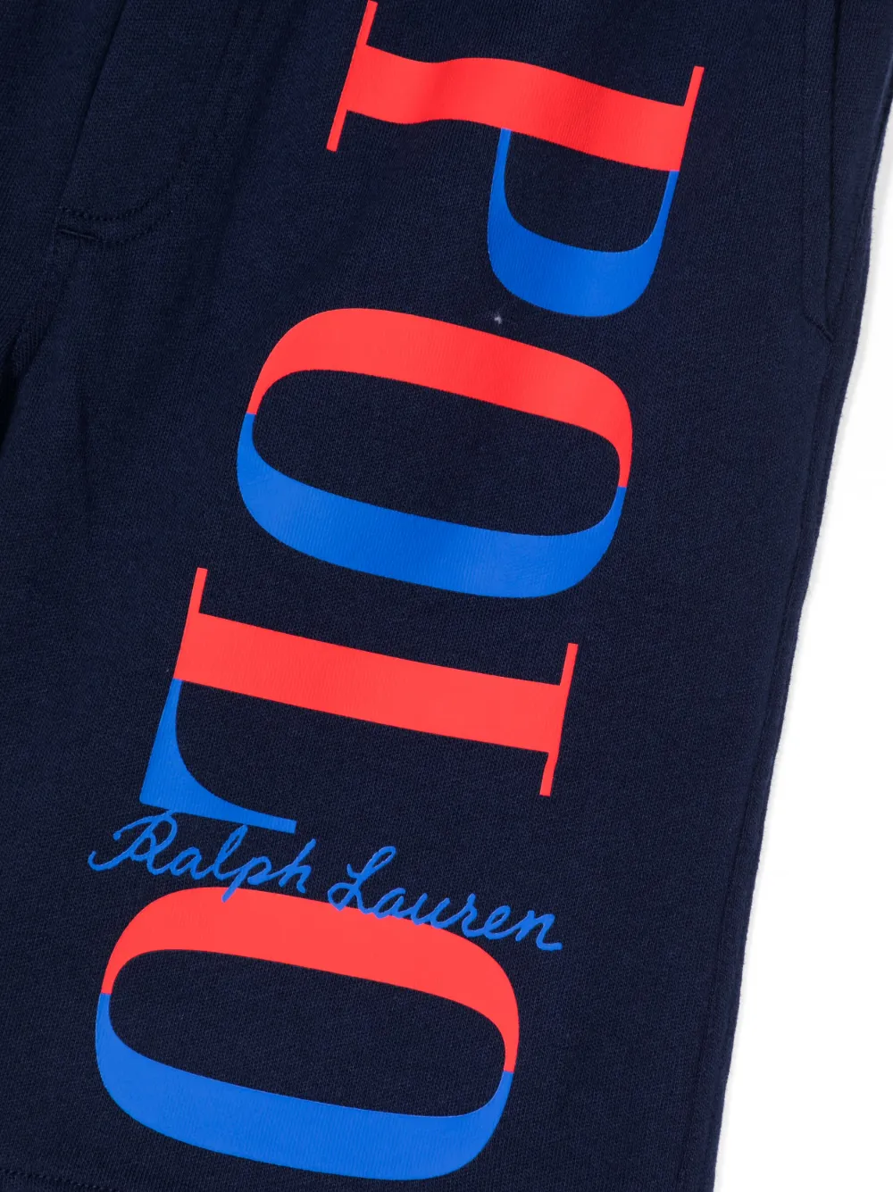 Polo Ralph Lauren Ralph Lauren Boys Newport Navy Kids Logo-print Drawstring-waist Cotton-terry Shorts 6-14 Years In Blue