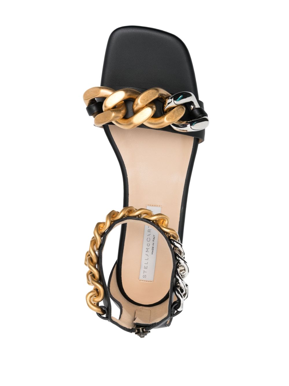 Find best prices Stella McCartney Fallabella chain-trim sandals Women