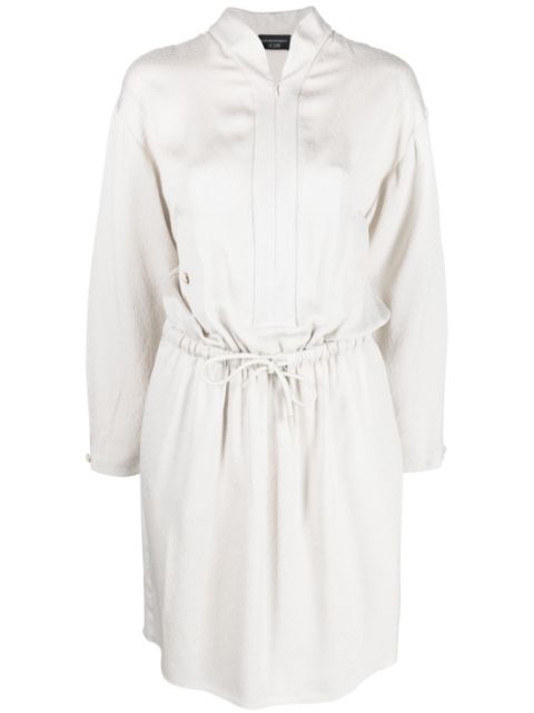 Emporio Armani draped shirt dress Women