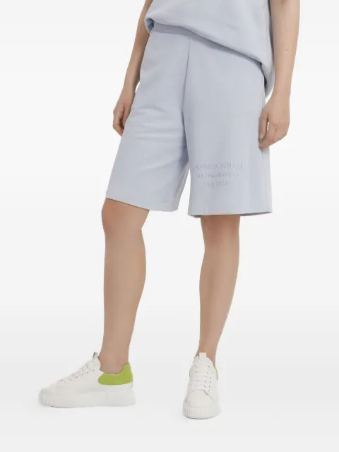 Emporio Armani logo-embroidered shorts