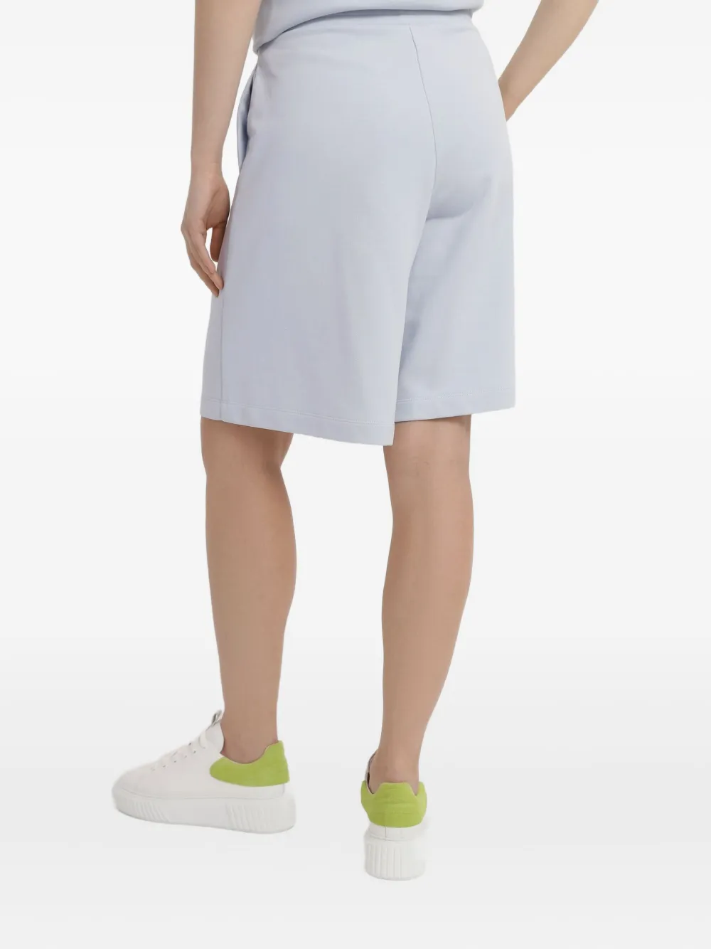 Emporio Armani Shorts met geborduurd logo Blauw