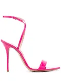 Casadei Scarlet Tiffany 100mm leather sandals - Pink