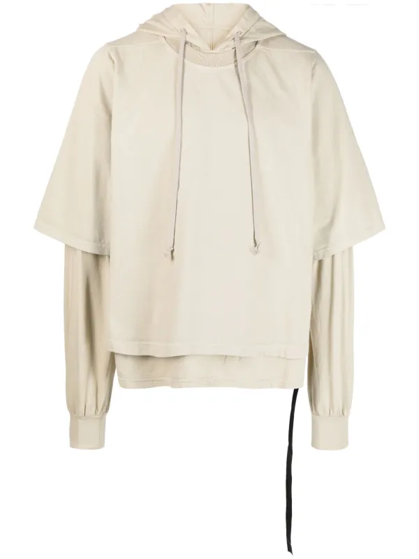 Rick Owens DRKSHDW Hustler Cotton Hoodie - Farfetch