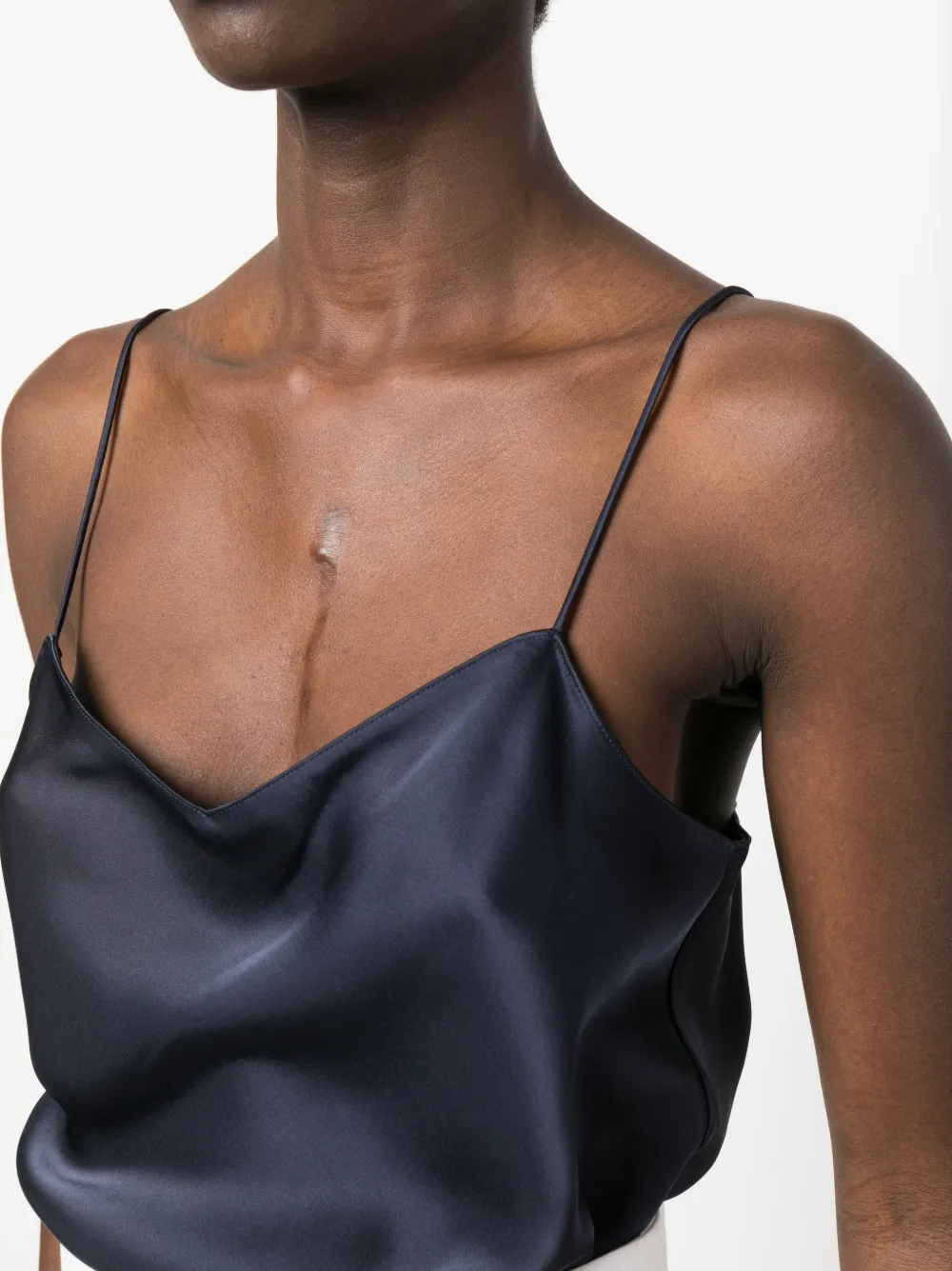 Satin-Finish Tank Top