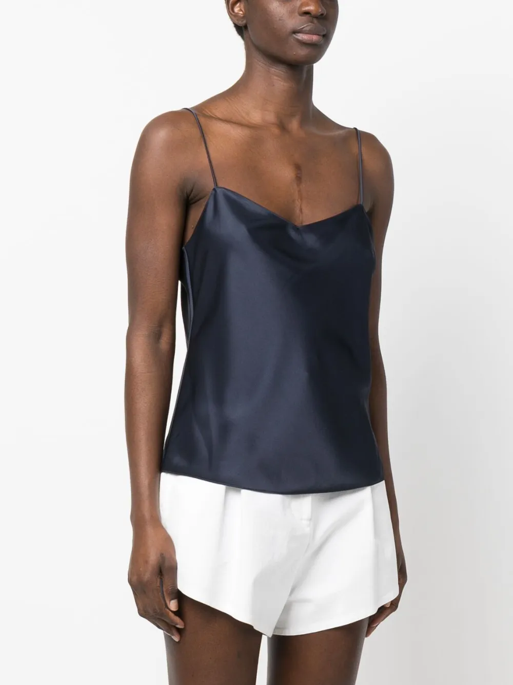 Satin-Finish Tank Top