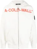 A-COLD-WALL* Sphere logo-print hoodie - White