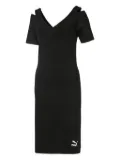 PUMA T7 cold-shoulder mini dress - Black