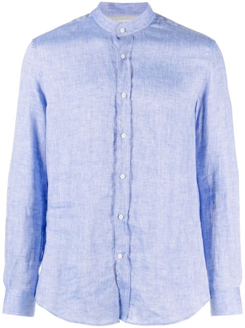 Brunello Cucinelli long-sleeve linen shirt Men