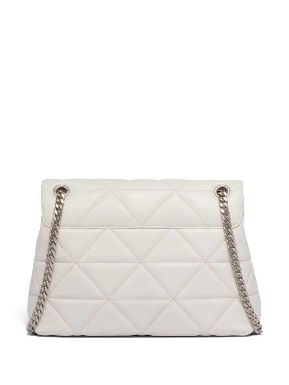 Shop Prada Large  Spectrum Nappa Leather Bag In Weiss