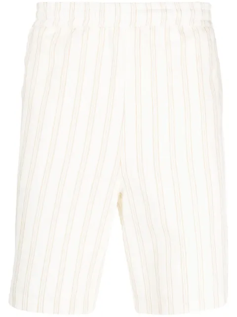 Daily Paper - stripe-pattern elasticated-waistband shorts