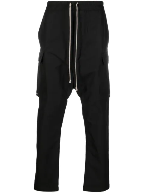 Rick Owens - tapered-leg drop-crotch trousers