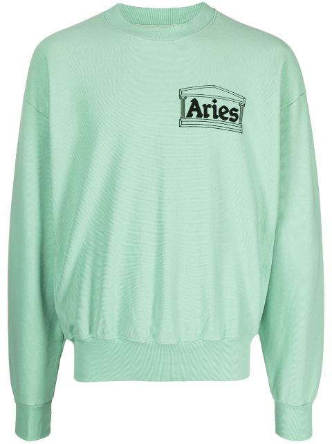 Aries - logo-print long-sleeve sweatshirt