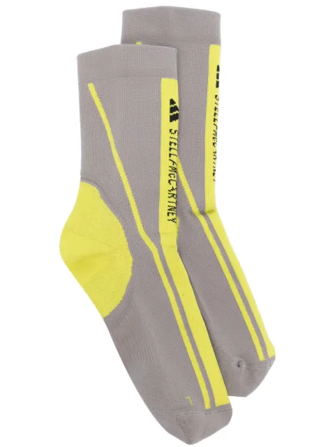 adidas by Stella McCartney - x Stella McCartney intarsia-knit socks