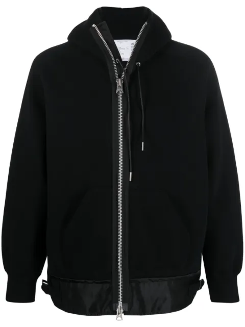 sacai Kapuzenjacke mit Reißverschluss