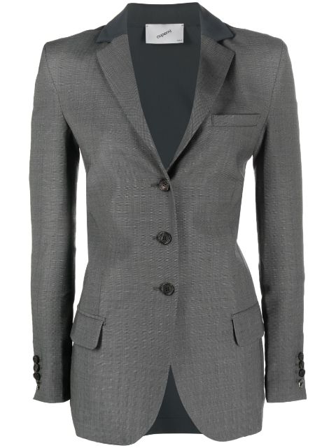 Coperni contrast-back fitted blazer