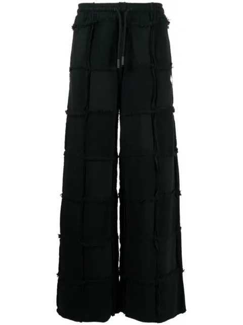 Marcelo Burlon County of Milan inside-out frayed drawstring trousers