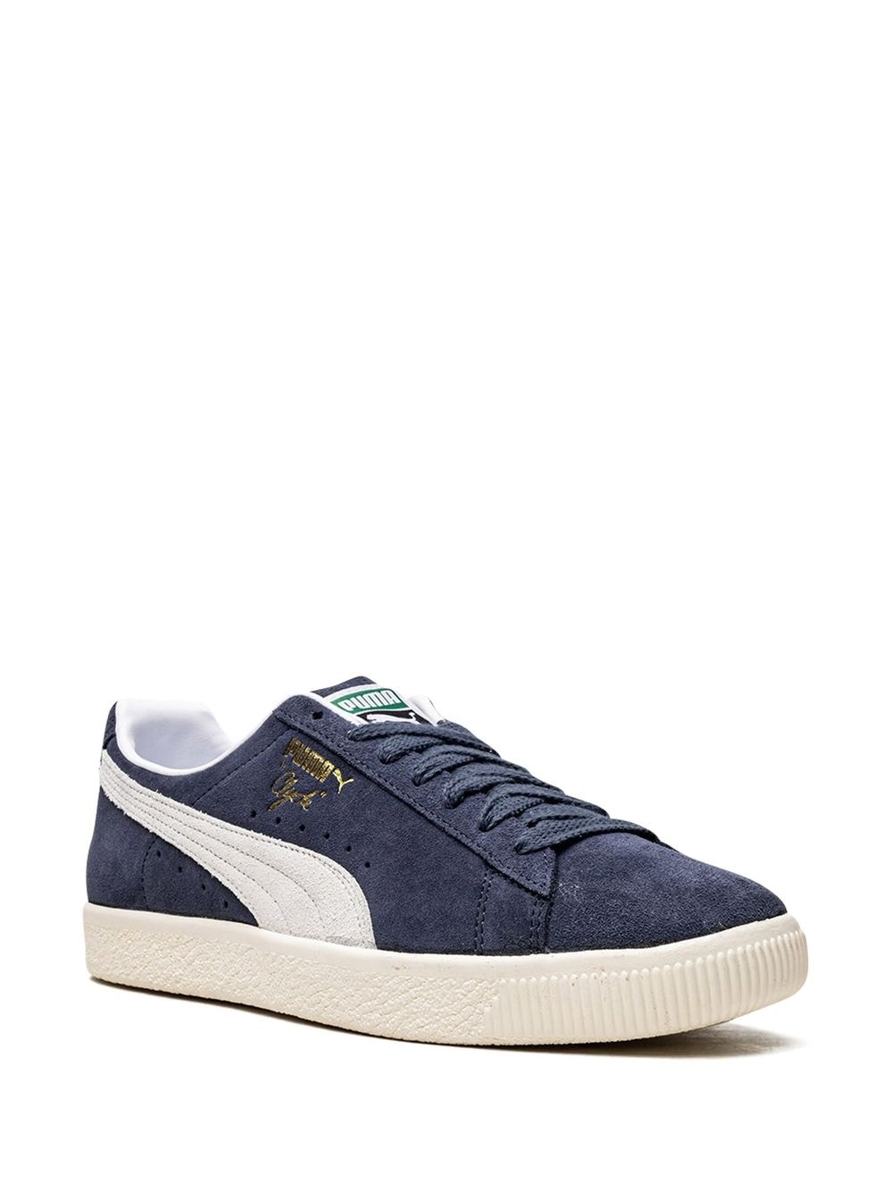 Shop Puma Clyde Og "parisian Night" Sneakers In Blue