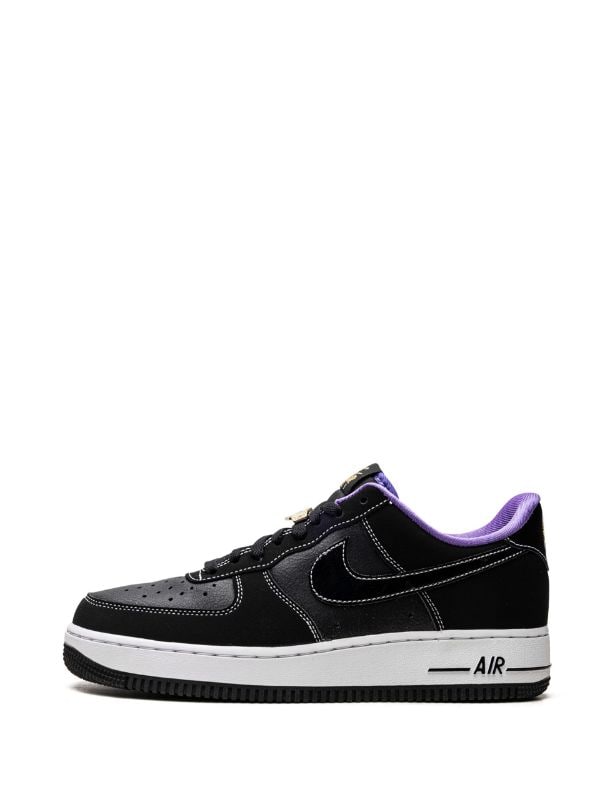 Nike Air Force 1 Low '07 LV8 EMB 'World Champ' Black/Purple