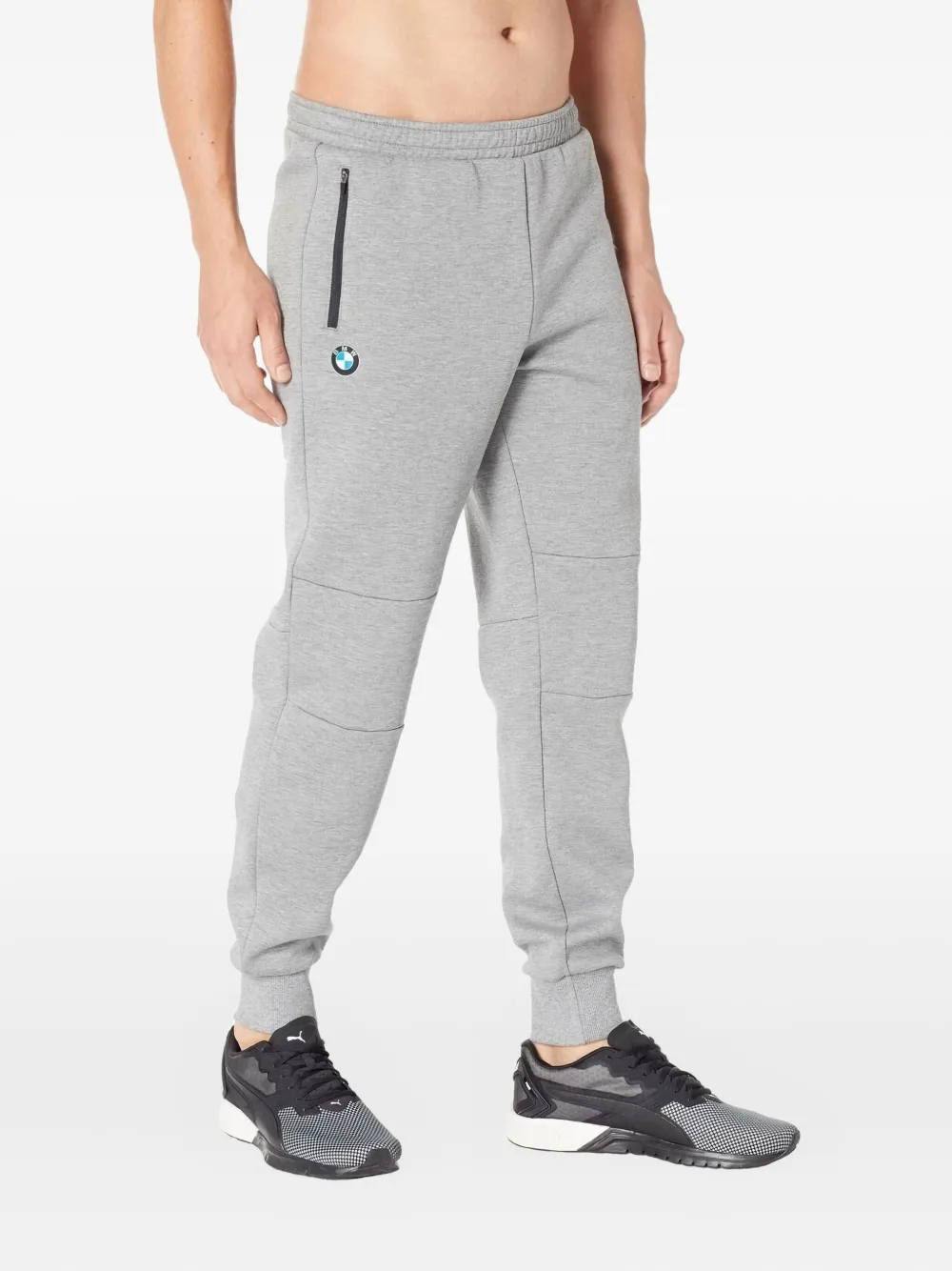 Puma Motorsport Panelled Track Pants In Gray