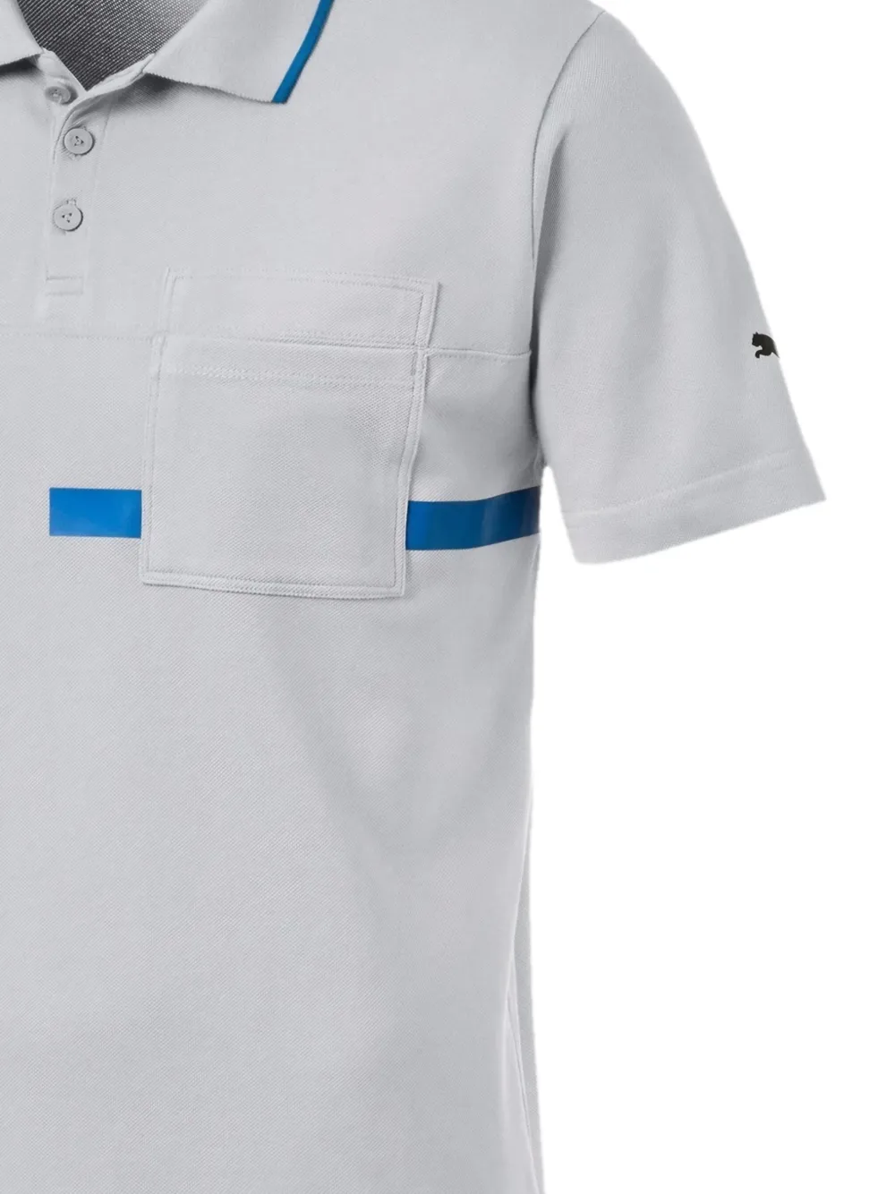 PUMA pocket detail polo shirt - Grijs